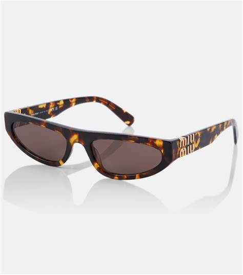 miu miu sonnenbrille cateye|Miu Miu Eyewear Miu Glimpse cat.